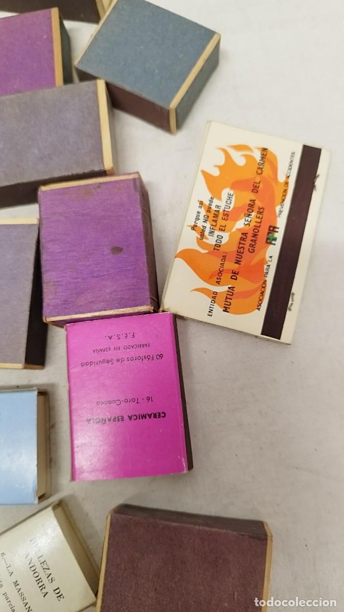 Cajas de cerillas: Lote de 37 cajas de cerillas,variadas - Foto 11