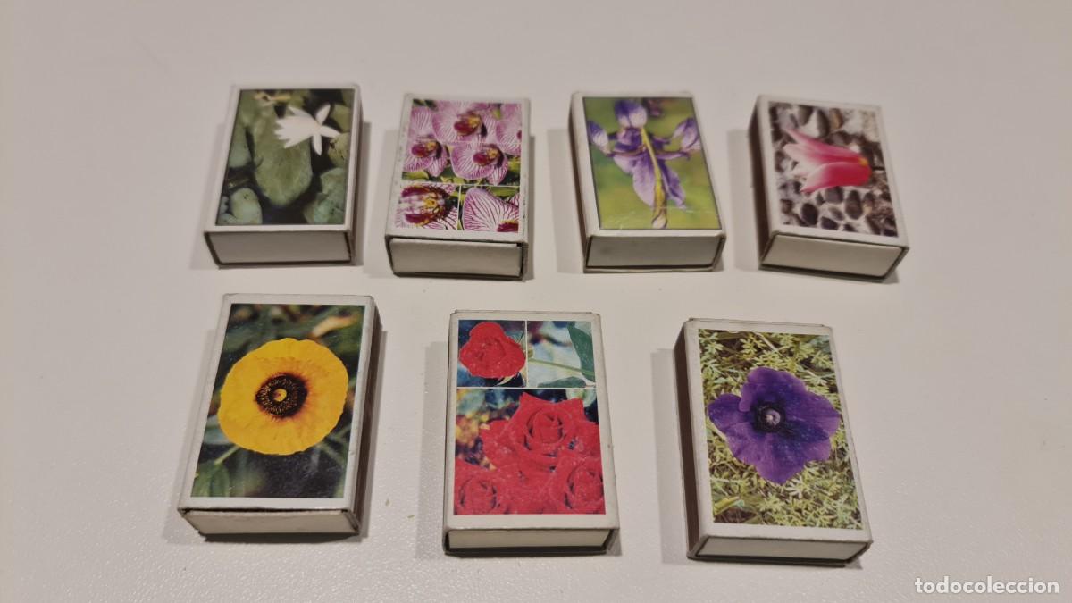 Cajas de cerillas: 7 cajas de cerillas Flores - Foto 1