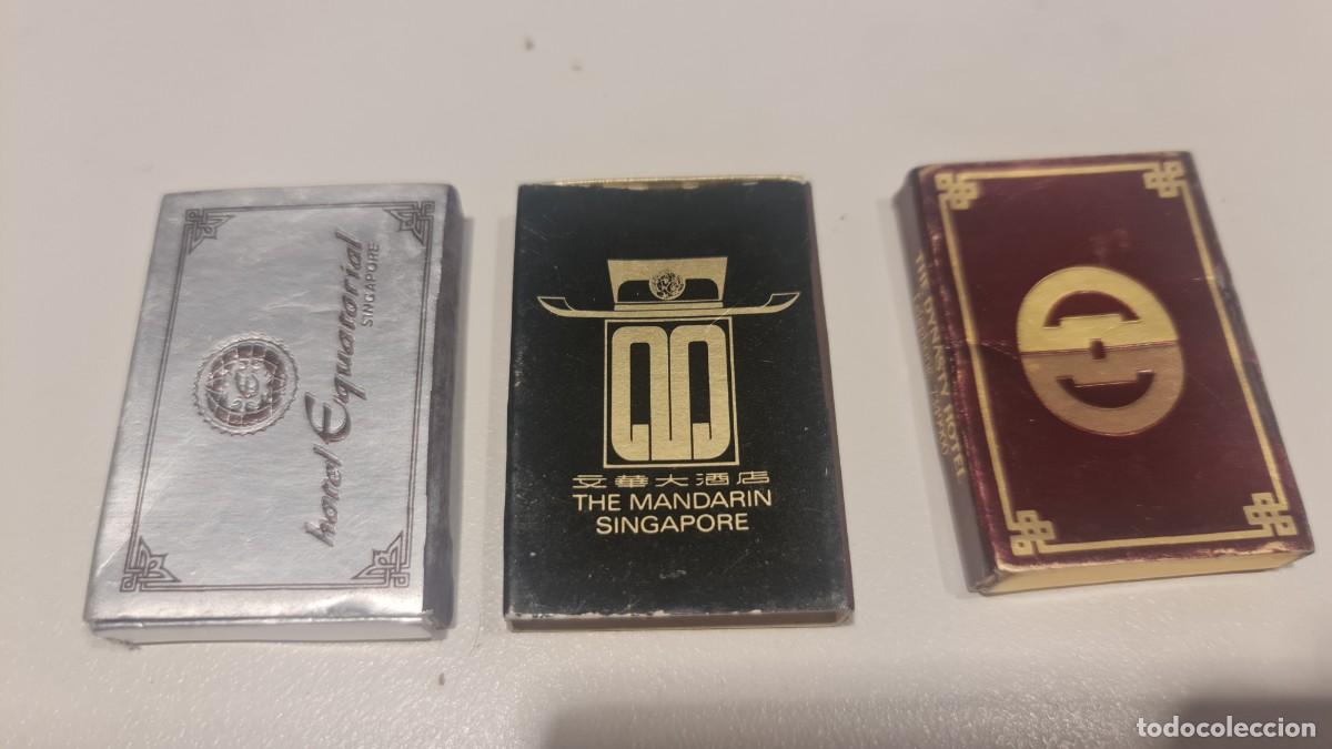 Cajas de cerillas: 3 Cajas de cerillas de Singapur - Foto 1