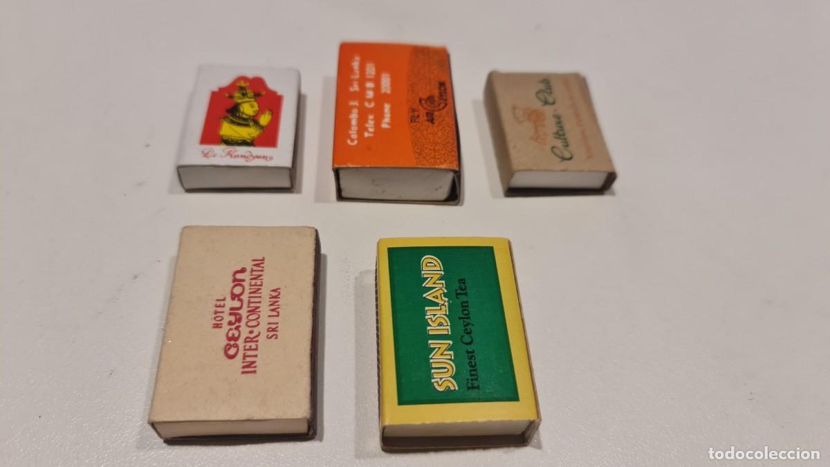 Cajas de cerillas: 5 cajas de cerillas de Sri Lanka - Foto 1