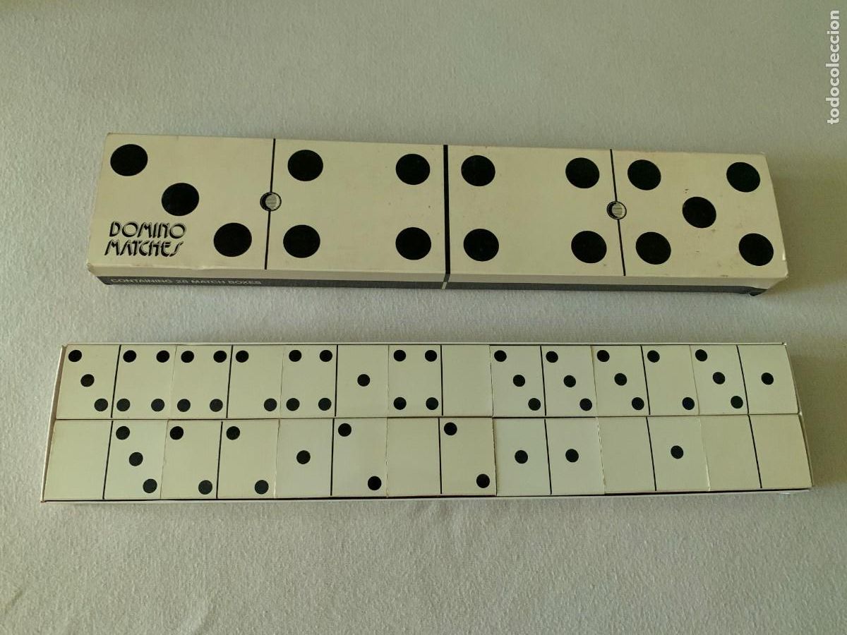 Cajas de cerillas: Caja de cerillas del domino - Foto 1