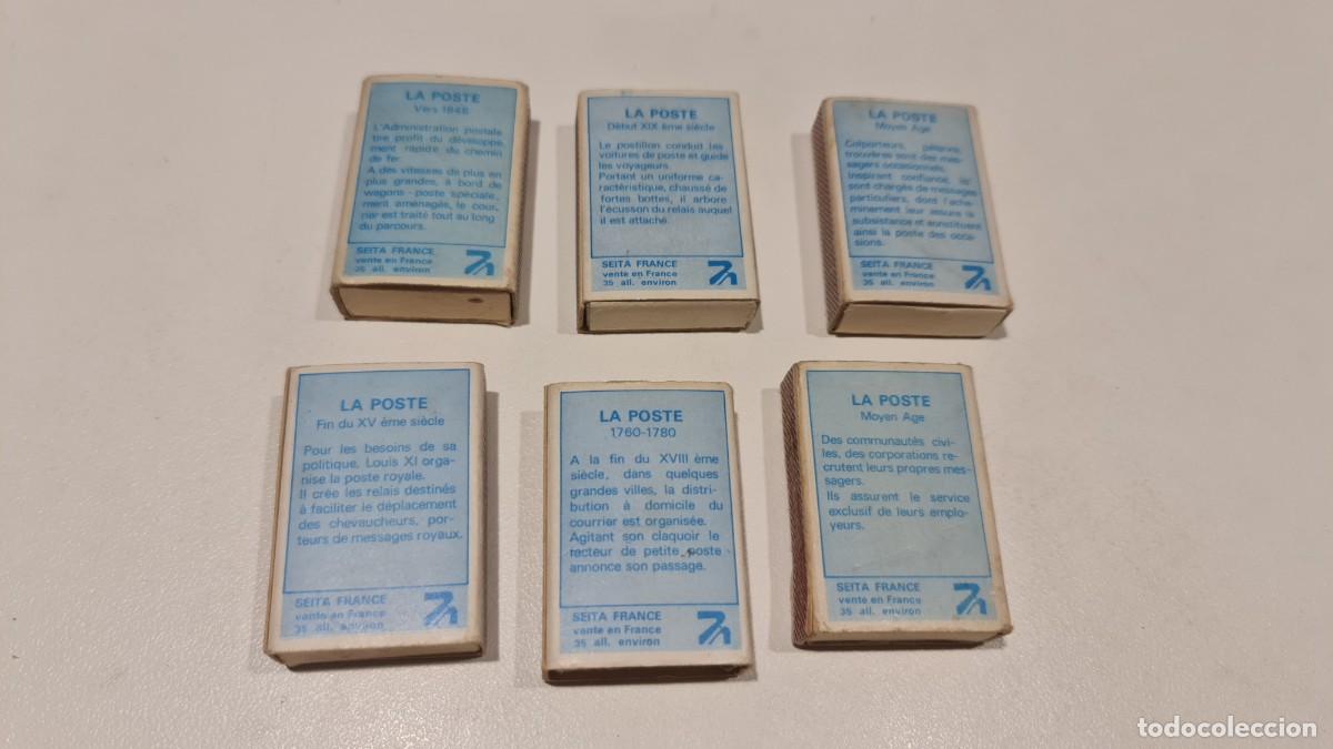 Cajas de cerillas: 6 cajas de cerillas. La Poste Francia. - Foto 2