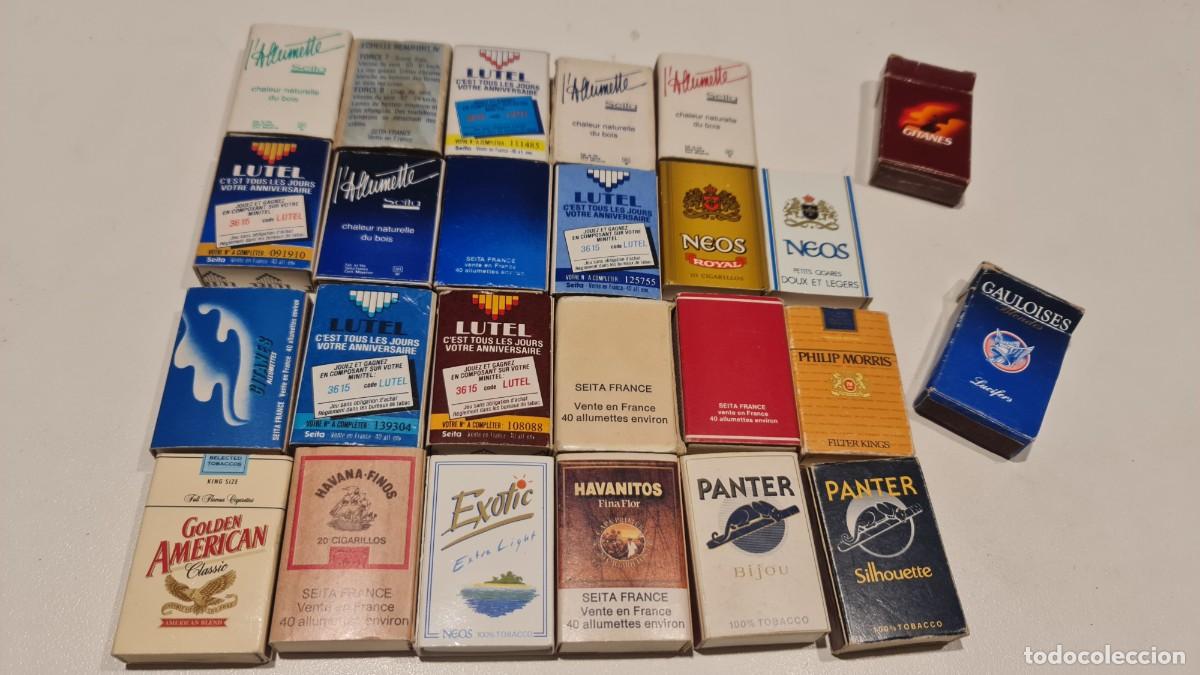 Cajas de cerillas: 26 cajas de cerillas. Tabaco. Francia. - Foto 3