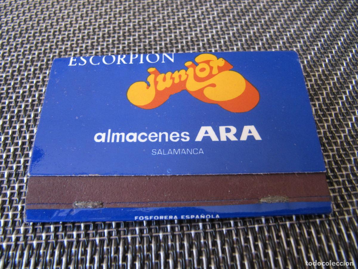 Cajas de cerillas: ALMACENES ARA ESCORPION JUNIOR SALAMANCA - Foto 1