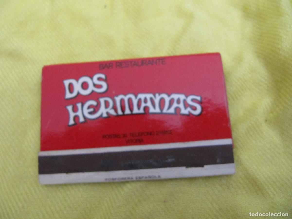 Cajas de cerillas: BAR RESTAURANTE DOS HERMANAS VITORIA - Foto 1