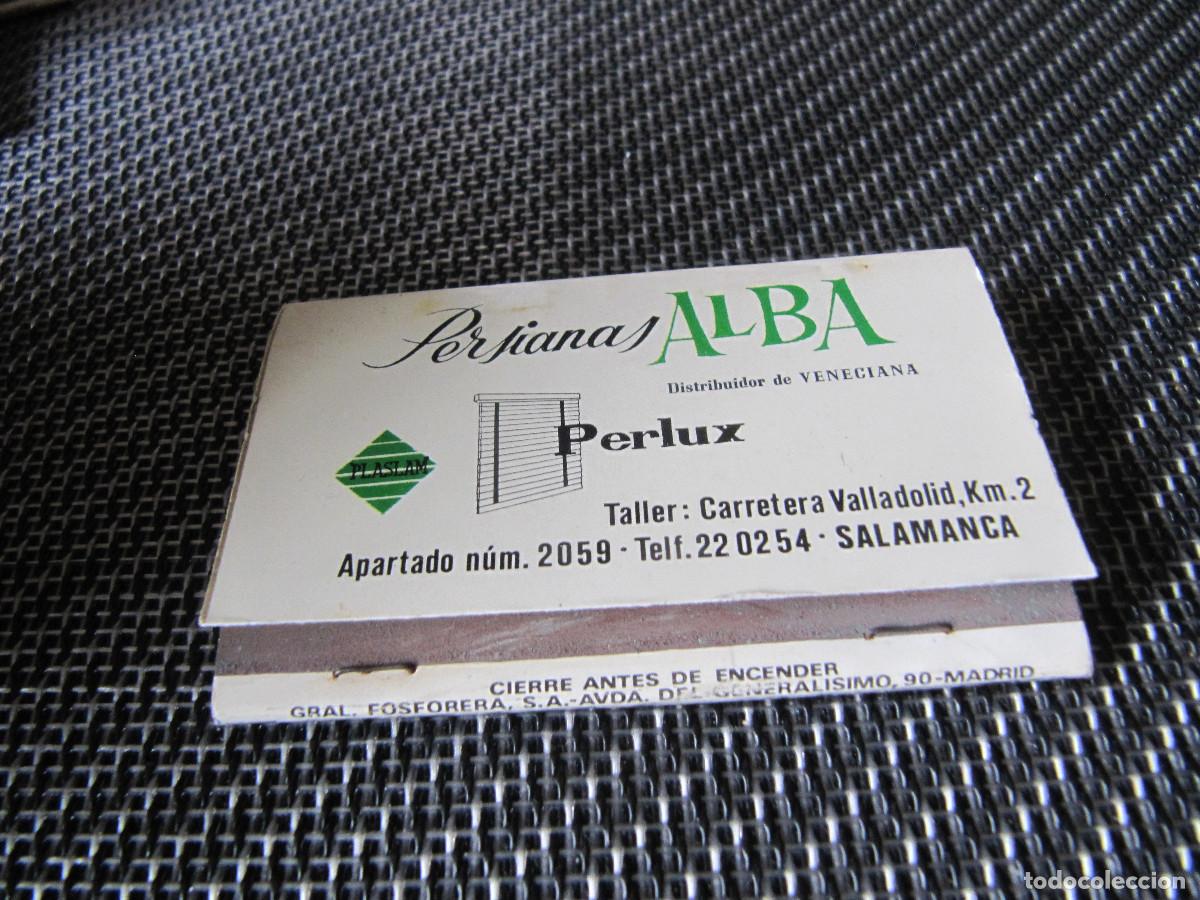 Cajas de cerillas: PERSIANAS ALBA PERLUX SALAMANCA - Foto 1