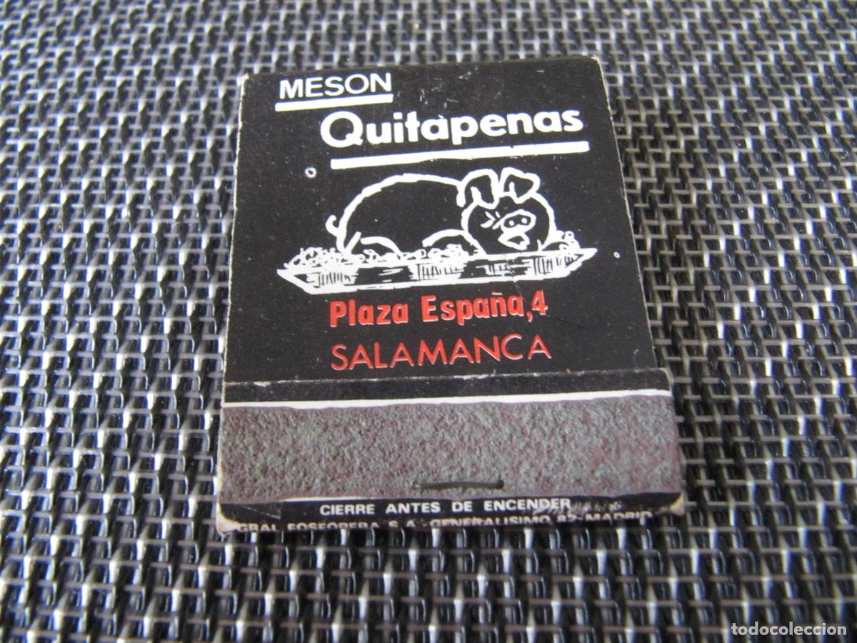 Cajas de cerillas: MESON QUITAPENAS SALAMANCA - Foto 1