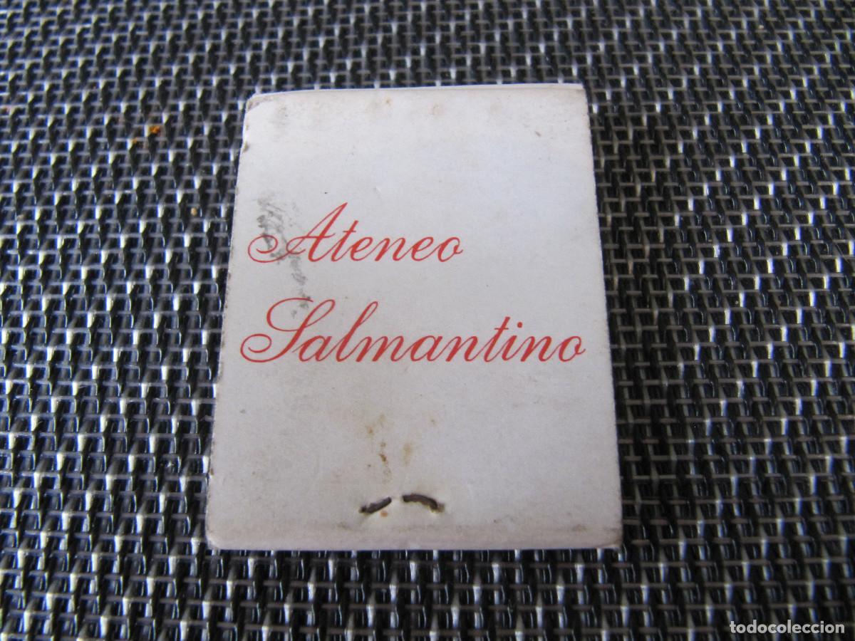 Cajas de cerillas: ATENEO SALMANTINO-COMPLETA - Foto 2
