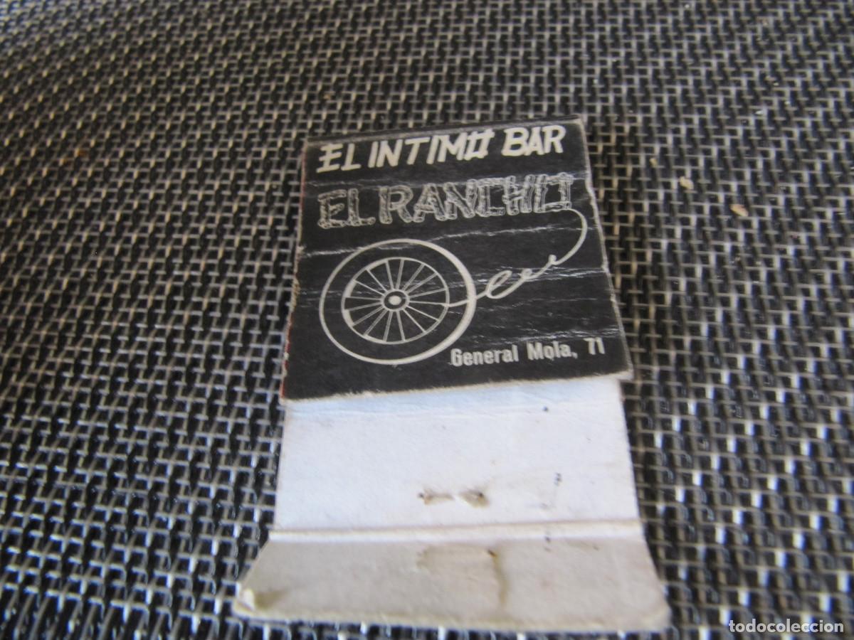Cajas de cerillas: EL INTIMO BAR EL RANCHO GENERAL MOLA 71 - Foto 1