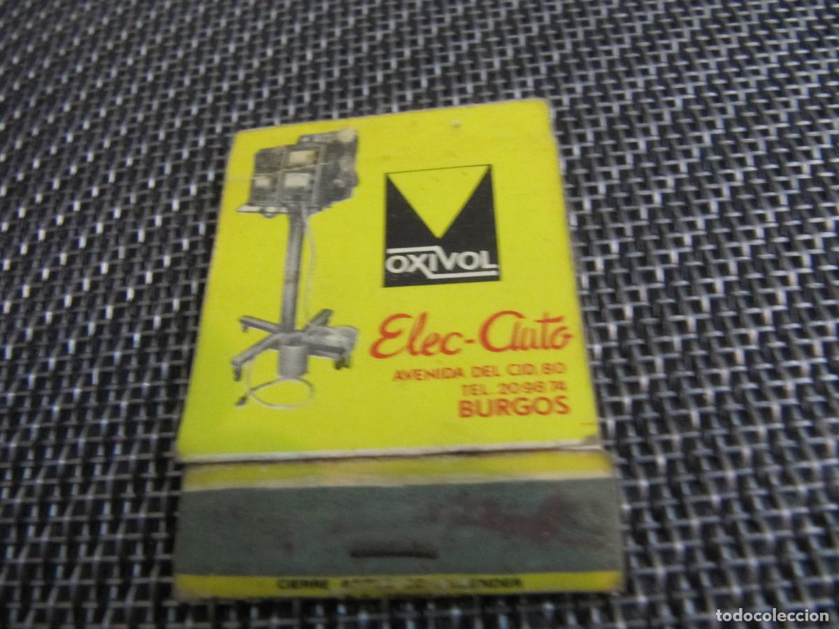 Cajas de cerillas: OXIVOL BURGOS PIRELLI - Foto 1
