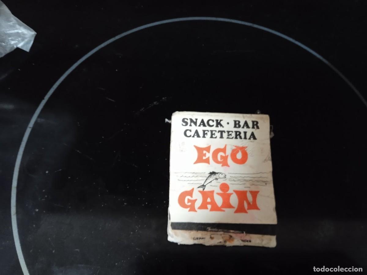 Cajas de cerillas: CAJA DE CERILLAS SNACK CAFETERIA EGO GAIN EIBAR - Foto 1