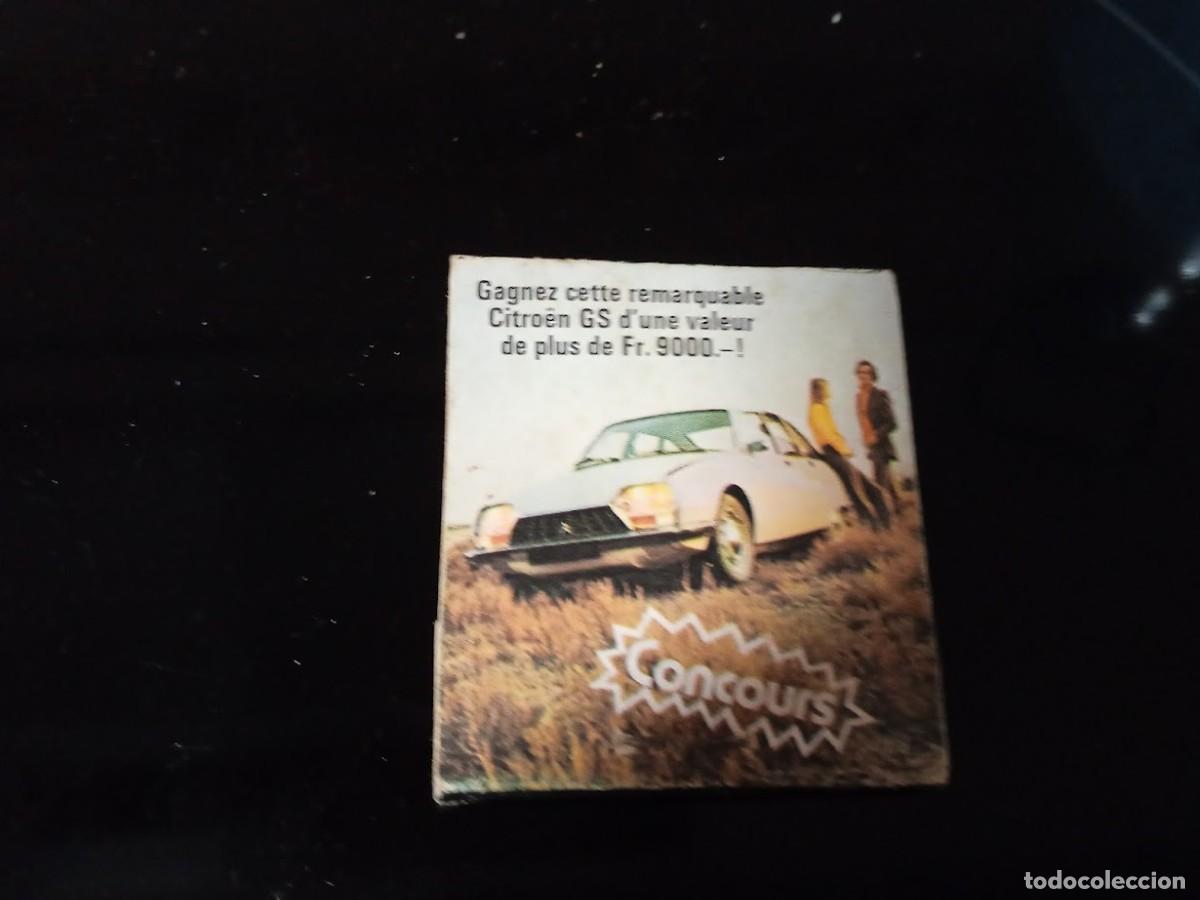 Cajas de cerillas: CAJA DE CERILLAS CITROEN GS - Foto 1
