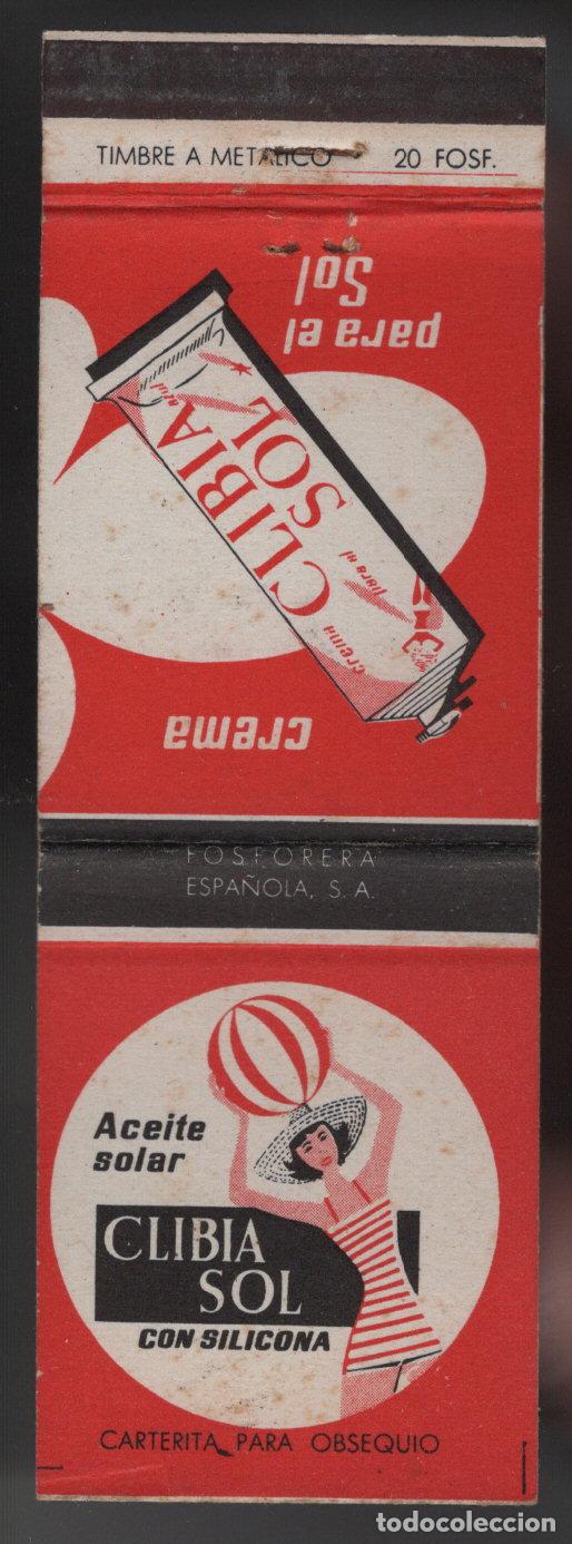 Cajas de cerillas: CERILLAS - ACEITE SOLAR CLIBIA SOL - A&Ntilde;OS 60/70 - Foto 1