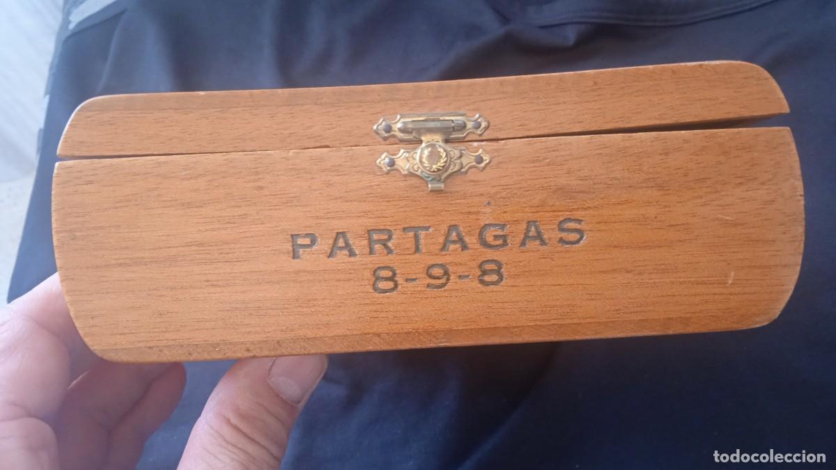 Cajas de cerillas: Caja madera puros Partagas. - Foto 4