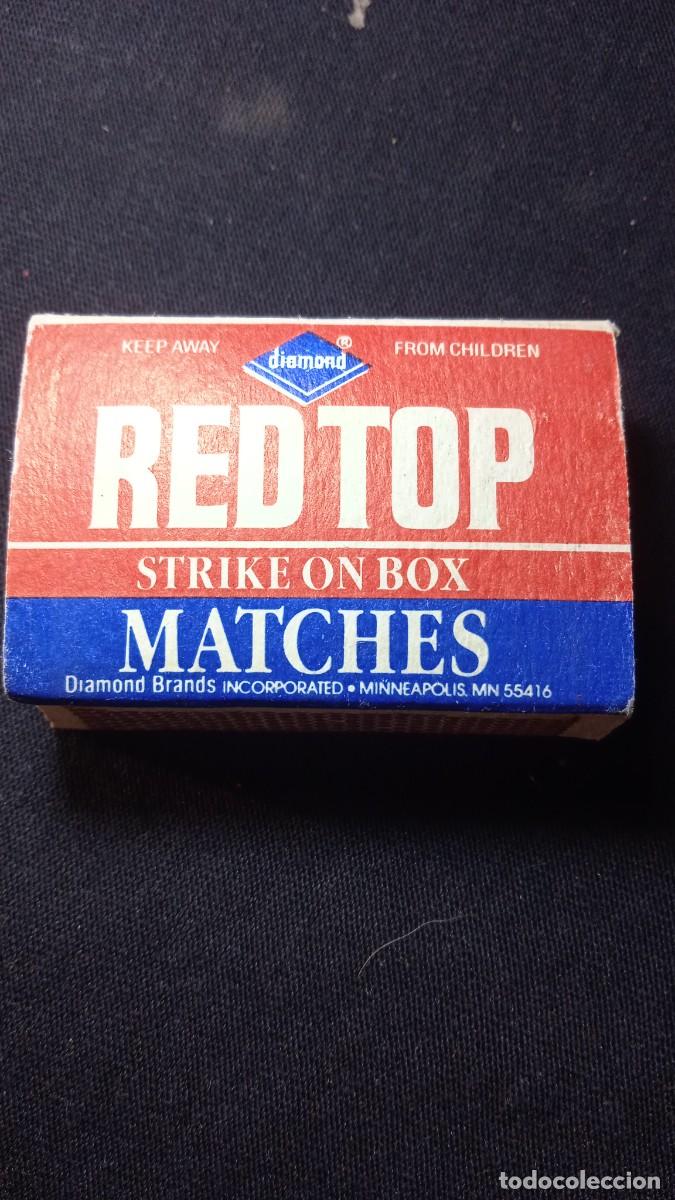 Cajas de cerillas: Caja cerillas Diamond Redtop matches. - Foto 1