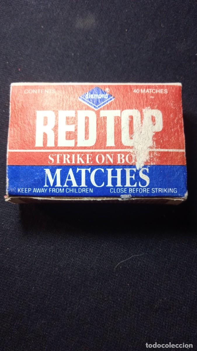 Cajas de cerillas: Caja cerillas Diamond Redtop matches. - Foto 2