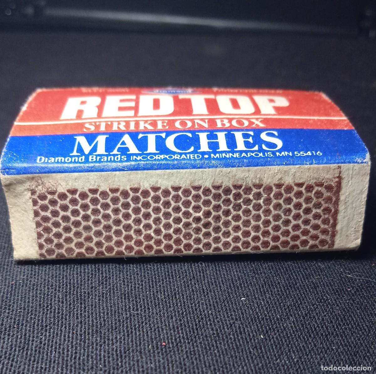Cajas de cerillas: Caja cerillas Diamond Redtop matches. - Foto 4