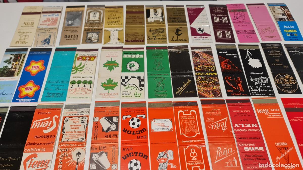 Cajas de cerillas: 159 carteritas de cerillas. Bares - Foto 3