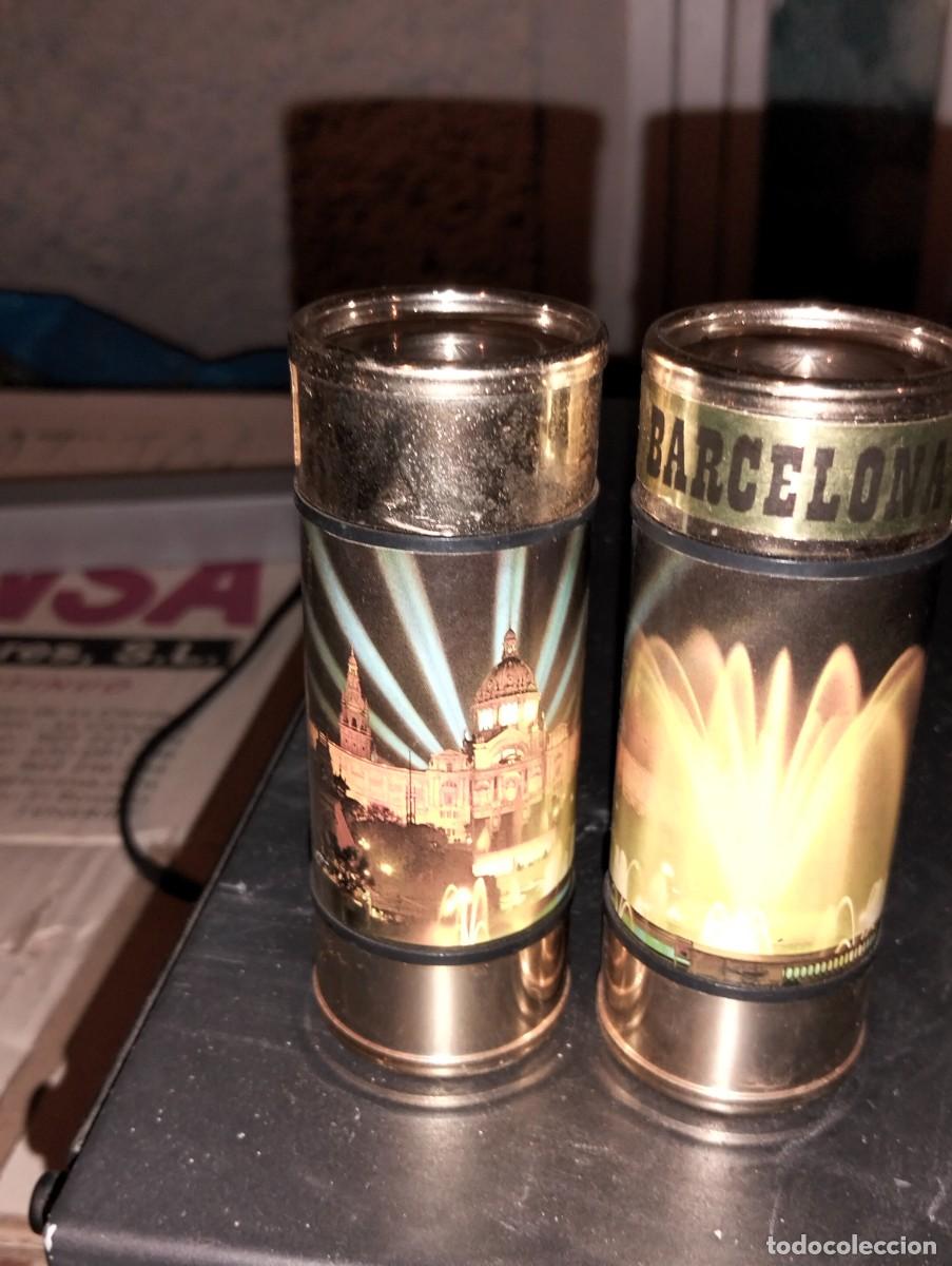 Cajas de Cerillas: 2 botes cerillas f&oacute;sforos souvenirs de Barcelona