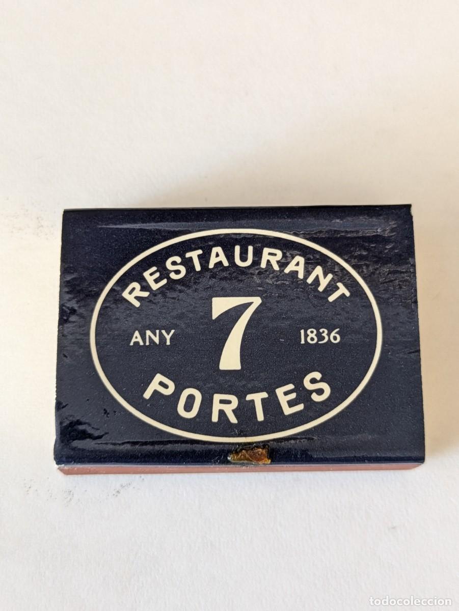 Cajas de cerillas: Restaurant 7 Portes Barcelona - Foto 1