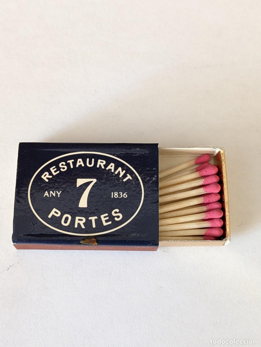 Cajas de cerillas: Restaurant 7 Portes Barcelona - Foto 2