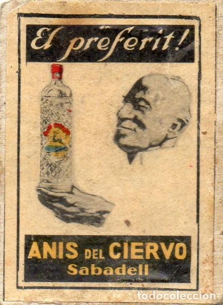 Cajas de cerillas: Caja de cerillas panel con anuncio de &eacute;poca - Foto 1