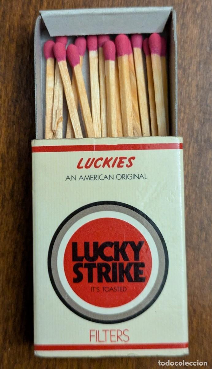 Cajas de cerillas: Caja de cerillas Lucky Strike - Foto 2