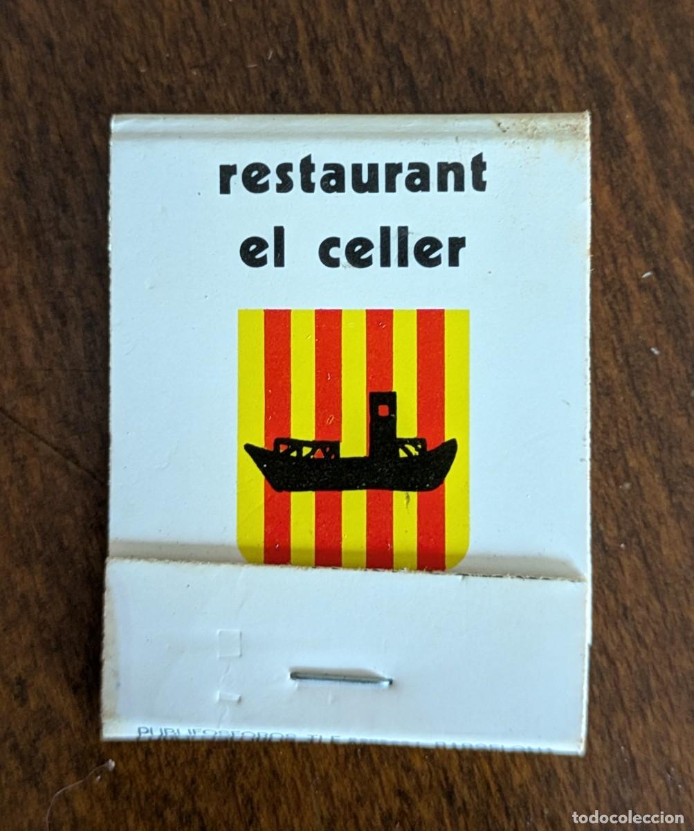 Cajas de cerillas: Caja de cerillas Restaurant El Celler de Sabadell - Foto 1