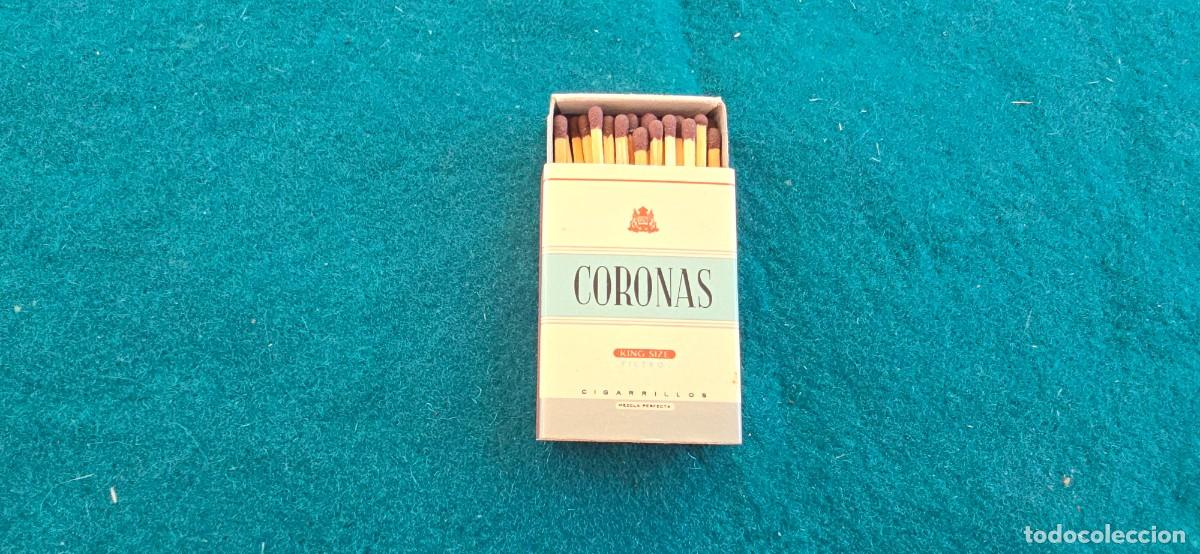 Cajas de cerillas: CAJA DE CERILLAS CORONAS (SIN USAR) - Foto 1
