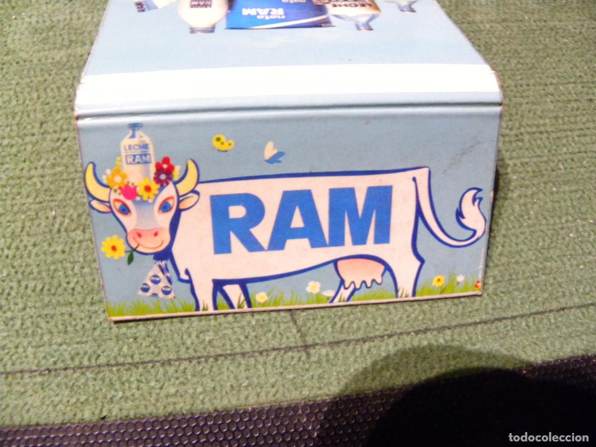 Cajas de cerillas: ANTIGUA CAJA DE CERILLAS LECHE RAM - Foto 1