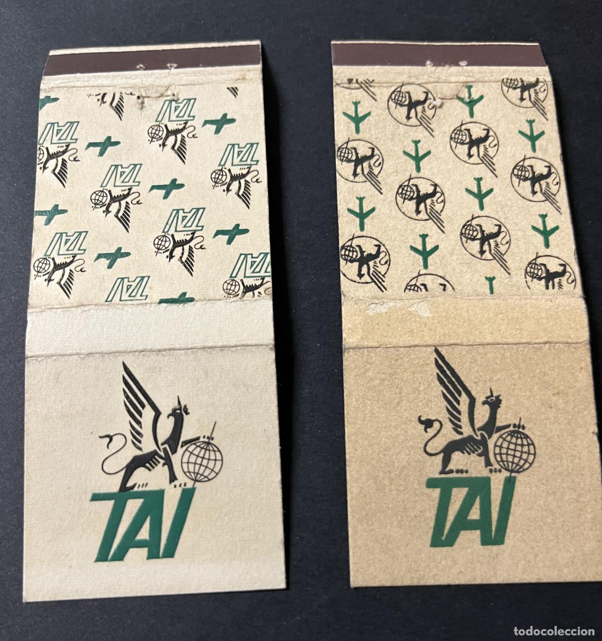 Cajas de cerillas: TAI. Regie Francaise. 2 elementos - Foto 1