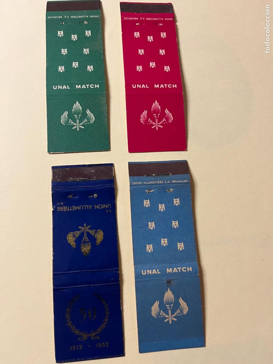 Cajas de cerillas: Unal. Match 1912 1962 - Foto 1
