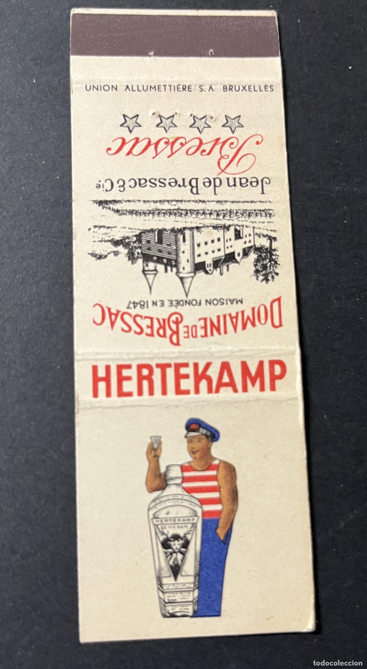 Cajas de cerillas: HERTEKAMP. Union Allumettiere bruselas - Foto 1