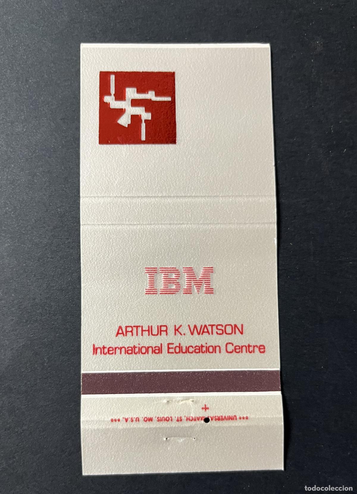 Cajas de cerillas: IBM Arthur K. Watson - Foto 1