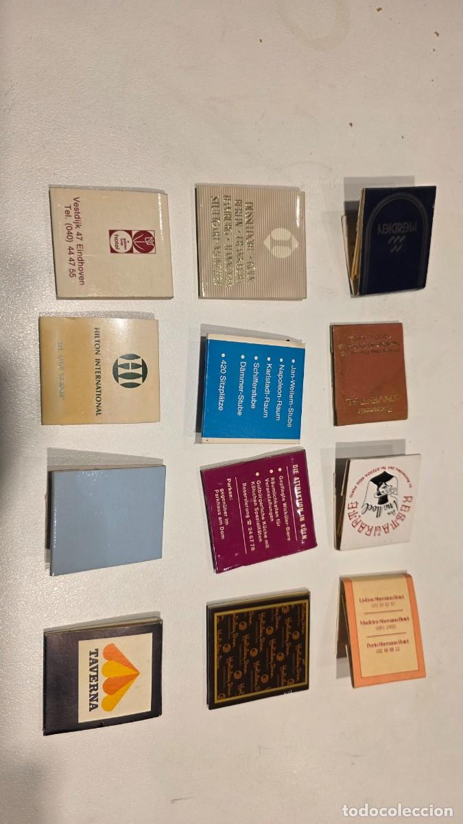 Cajas de cerillas: 12 carteritas de cerillas extranjeras - Foto 2