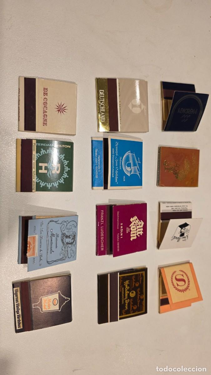 Cajas de cerillas: 12 carteritas de cerillas extranjeras - Foto 1