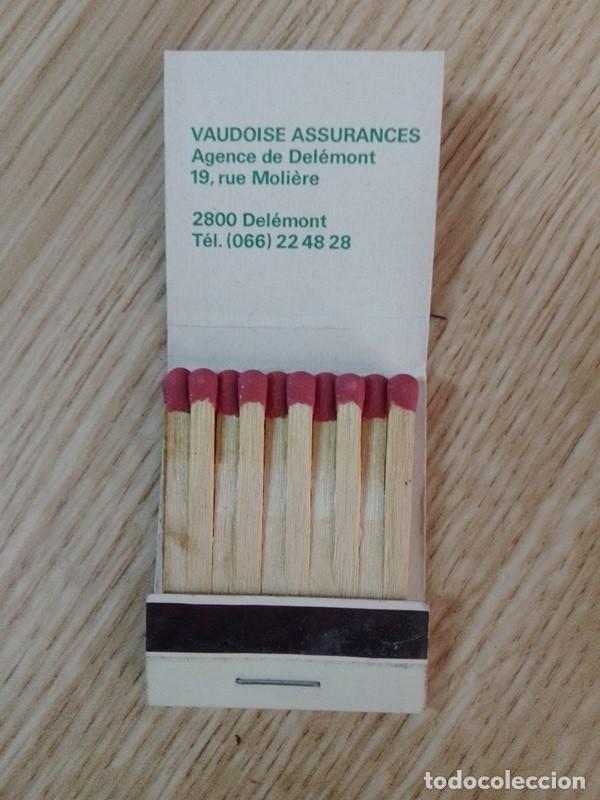 Cajas de cerillas: CAJA DE CERILLAS vaudoise assurances - Foto 2