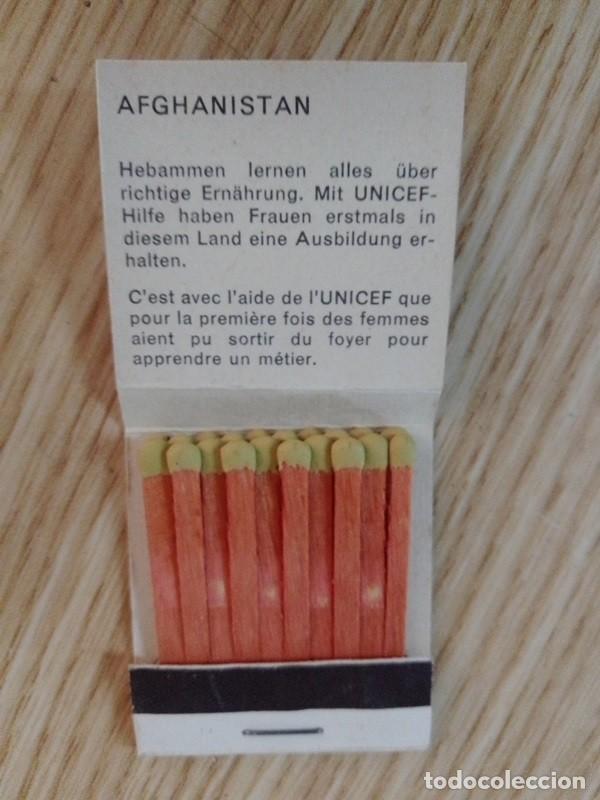 Cajas de cerillas: CAJA DE CERILLAS Unicef Suiza - Foto 2