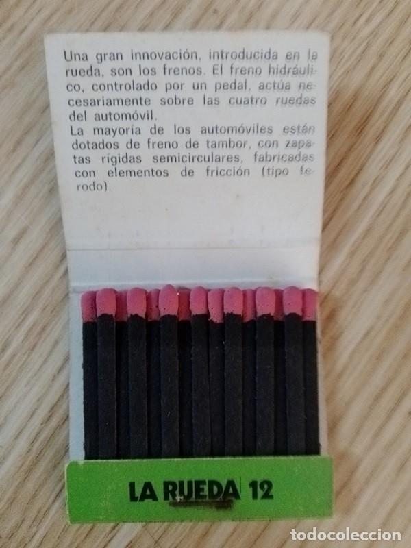 Cajas de cerillas: CAJA DE CERILLAS La Rueda 12 - Foto 2