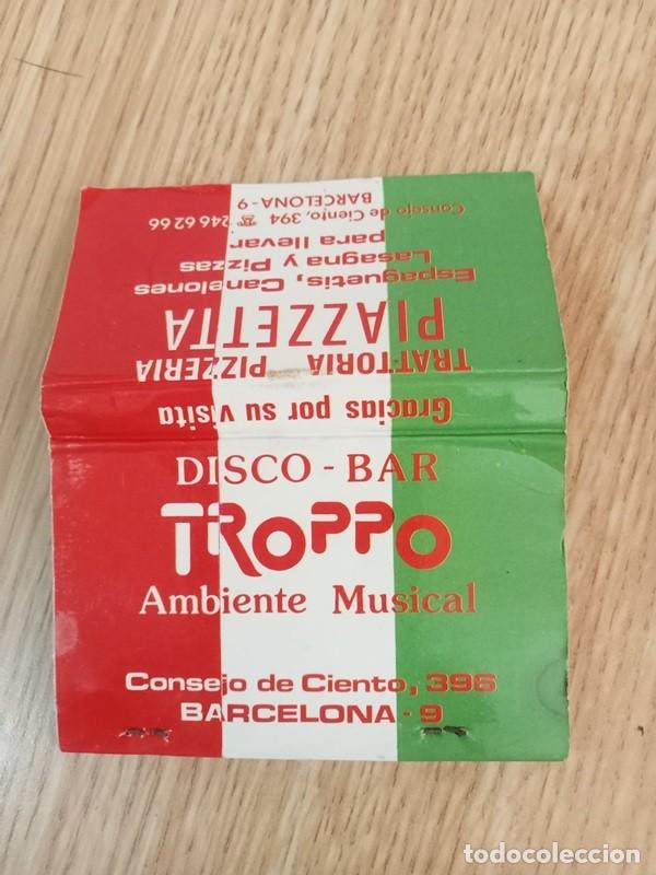 Cajas de cerillas: CAJA DE CERILLAS Disco Bar Troppo - Foto 1
