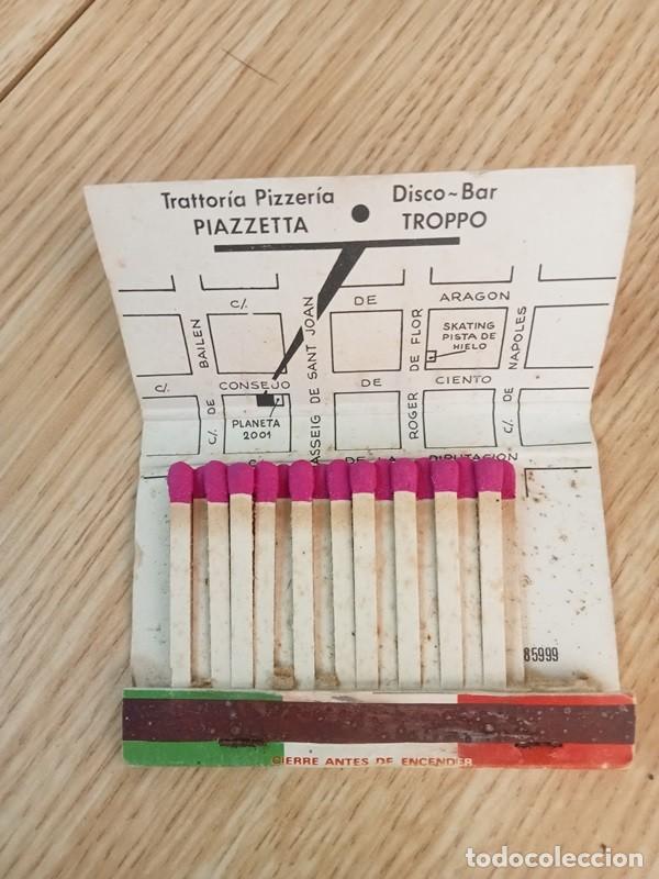 Cajas de cerillas: CAJA DE CERILLAS Disco Bar Troppo - Foto 2