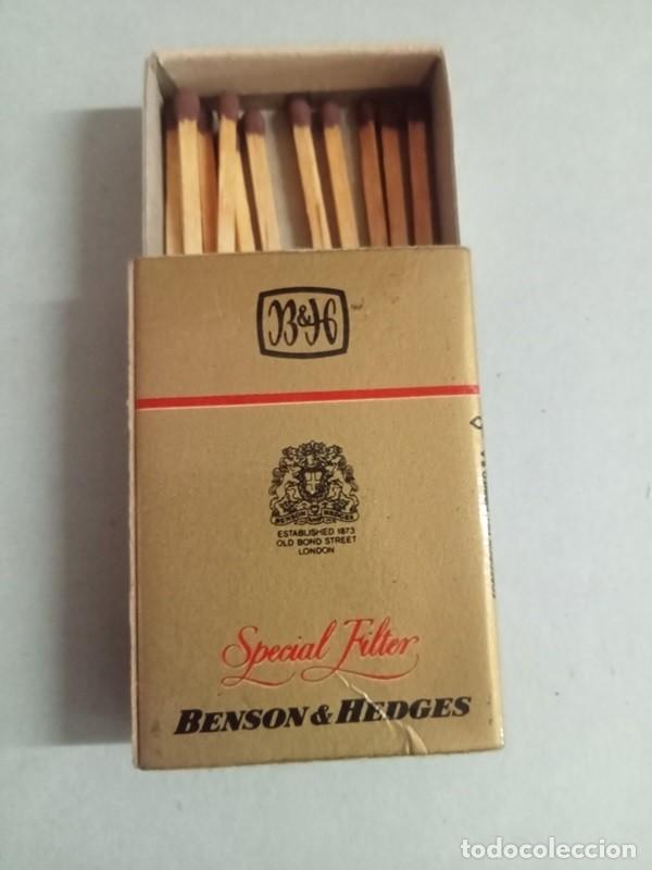 Cajas de cerillas: CAJA DE CERILLAS Benson & Hedges Special Filter - Foto 2