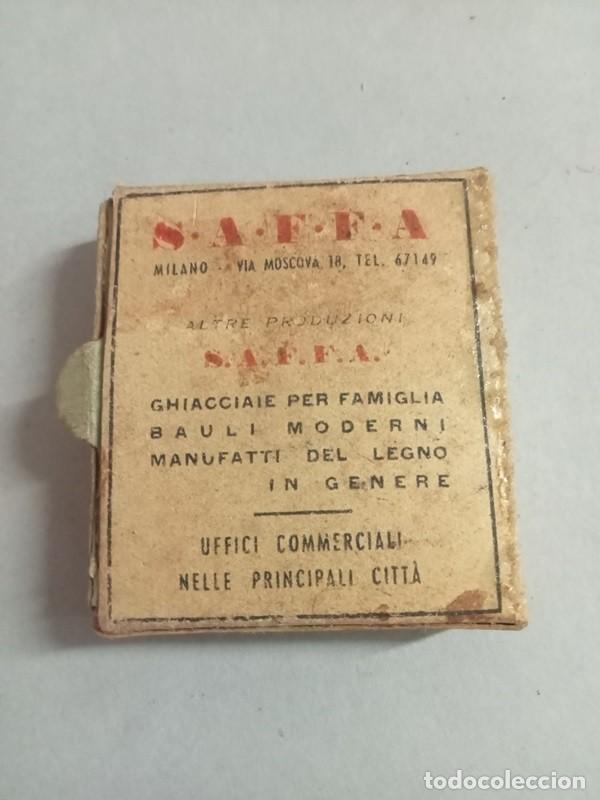 Cajas de cerillas: CAJA DE CERILLAS Mobili Saffa Milano - Foto 3