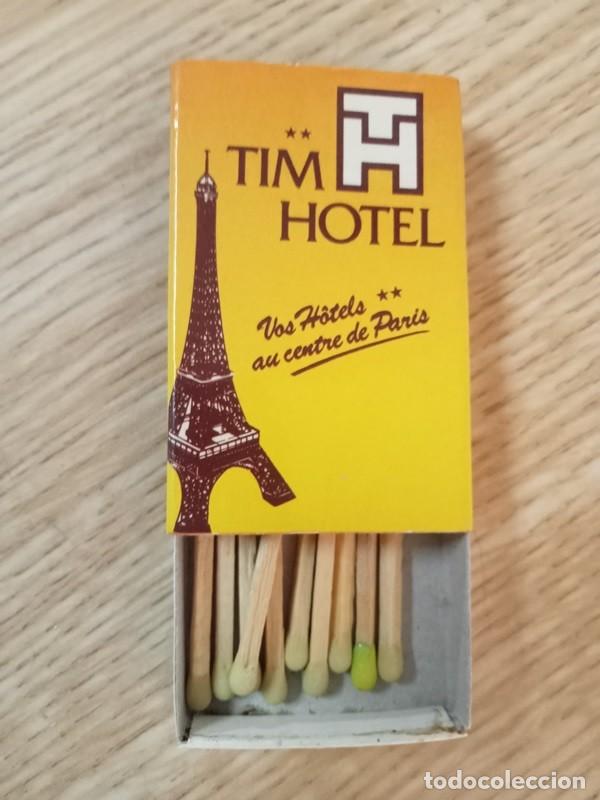 Cajas de cerillas: CAJA DE CERILLAS Tim Hotel Paris - Foto 1