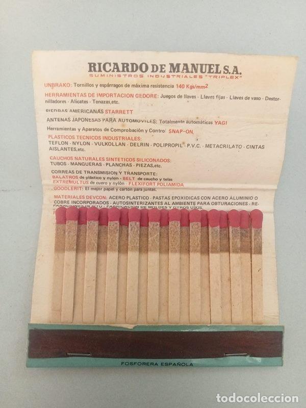Cajas de cerillas: CAJA DE CERILLAS Unbrako - Foto 2