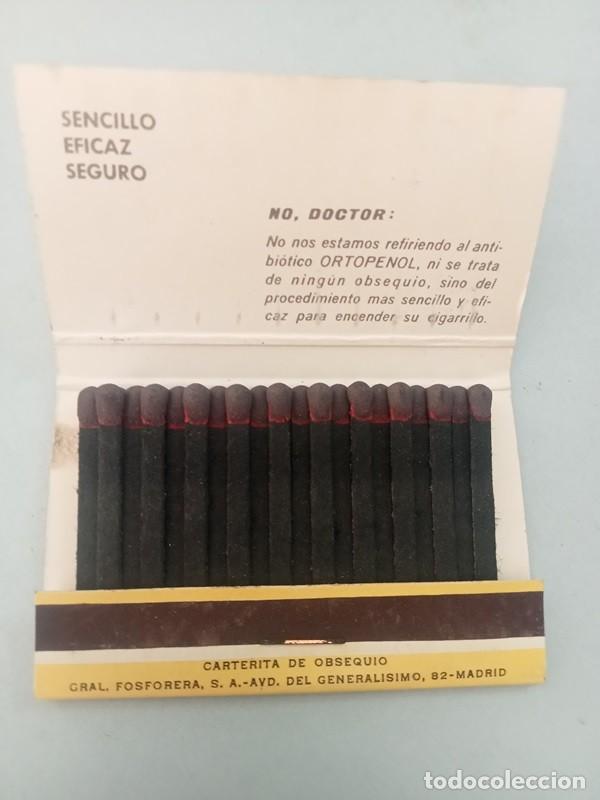 Cajas de cerillas: CAJA DE CERILLAS Ortopenol - Foto 2