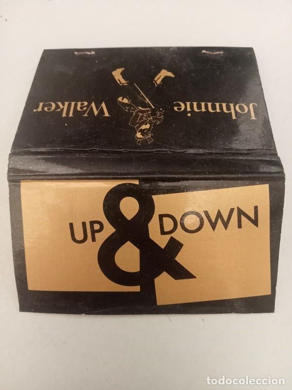 Cajas de cerillas: CAJA DE CERILLAS Up & Down Johnnie Walker - Foto 1