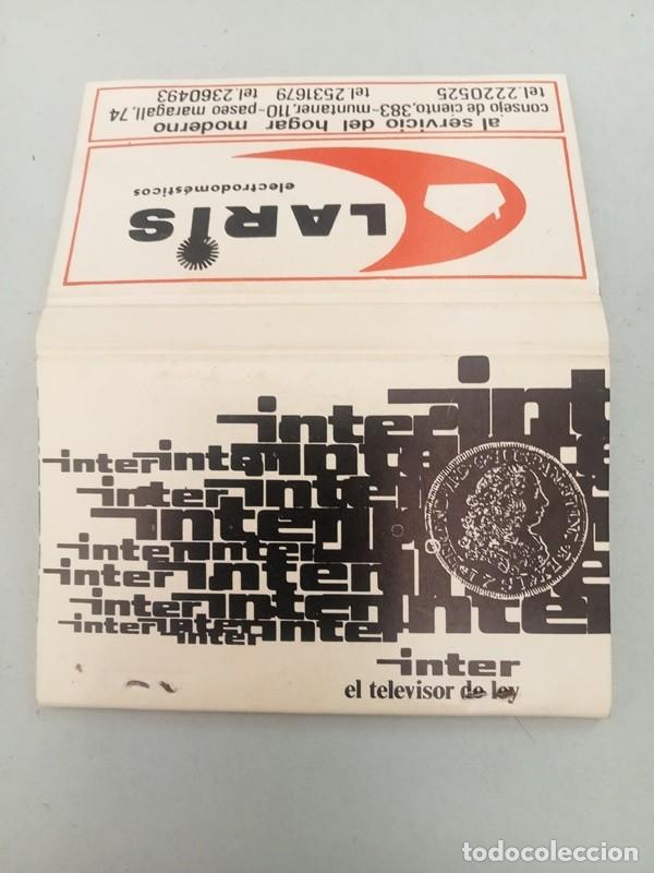 Cajas de cerillas: CAJA DE CERILLAS Inter televisor - Foto 1