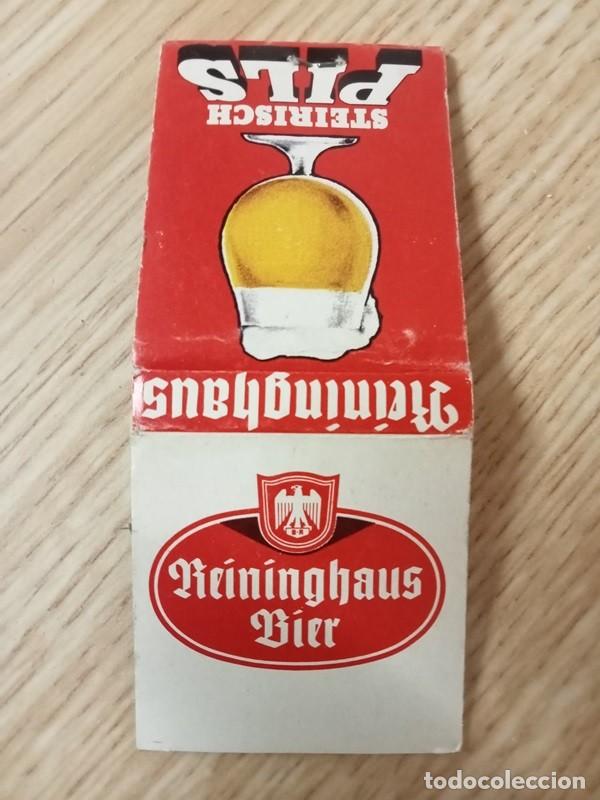 Cajas de cerillas: CAJA DE CERILLAS Reininghaus Bier - Foto 1