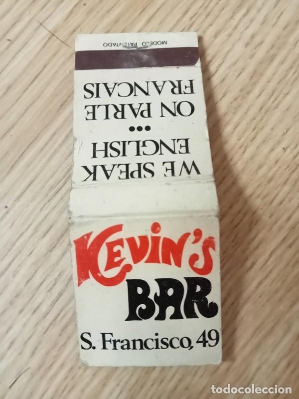Cajas de cerillas: CAJA DE CERILLAS Kevins Bar - Foto 1